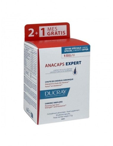 DUCRAY ANACAPS EXPERT 2 + 1 GRATIS