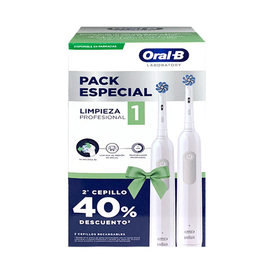Oral B Cepillo Eléctrico PACK DUPLO Limpieza Profesional